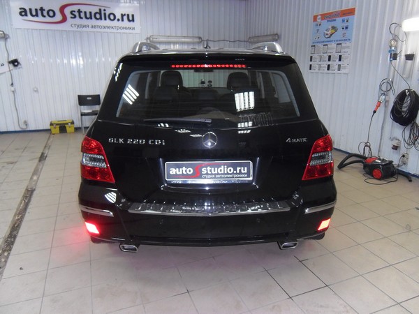 На автомобиль Mercedes GLK установлен охранный комплекс