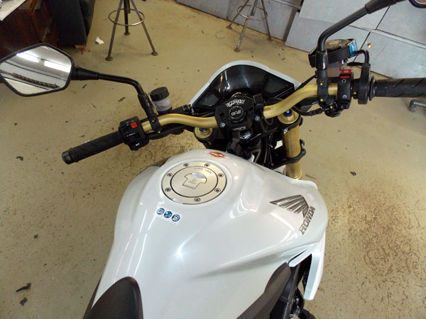 Установка мотосигнализации на Honda  CB1000R