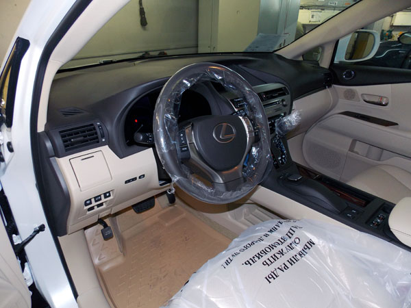 Установка противоугонного комплекса на Lexus RX350