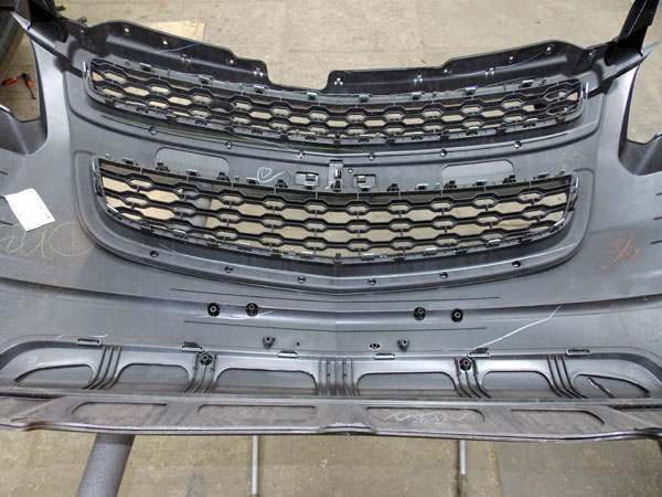 Установка защитной сетки радиатора на Chevrolet trailblazer