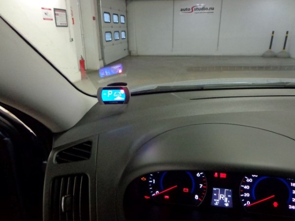 Установка парктроника 8 датчиков на Hyundai I30