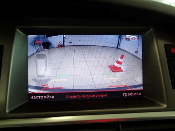 Установка камеры заднего вида на Audi A6 Allroad