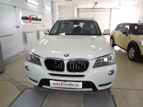 Установка противоугонного комплекса на BMW X3