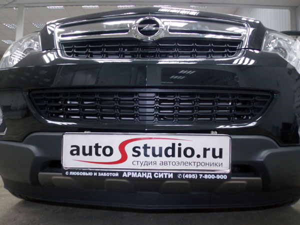 Установка защитной сетки на Opel Antara