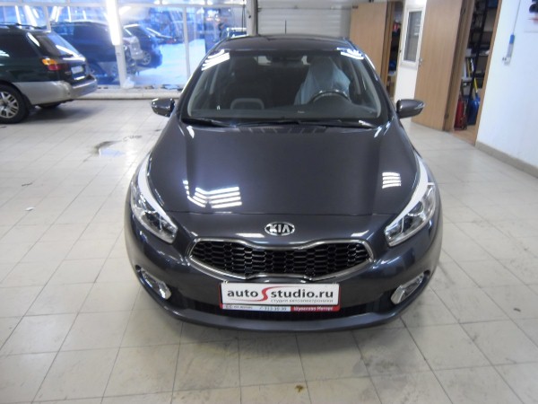 Установка охранного комплекса на Kia Ceed