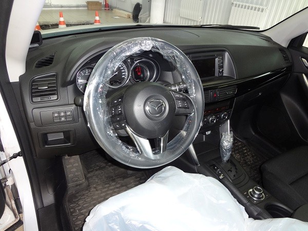 Установка сигнализации на Mazda CX5