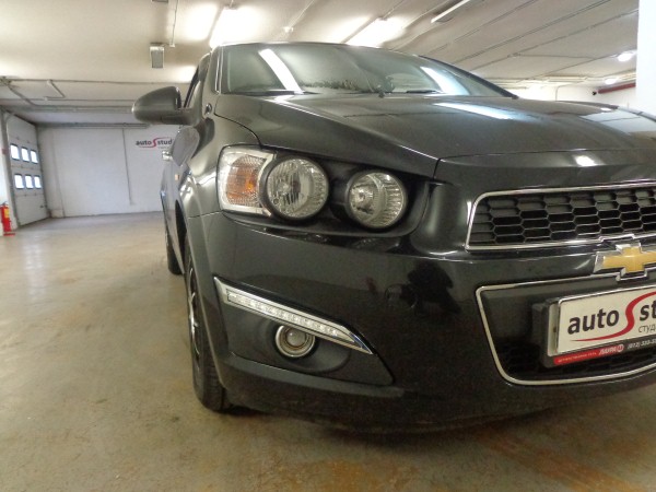 Установка дневных ходовых огней на Chevrolet Aveo