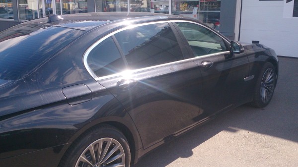 Установка охранного комплекса на BMW 7