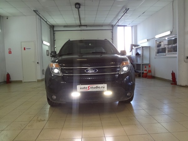 Установка дневных ходовых огней на Ford Explorer