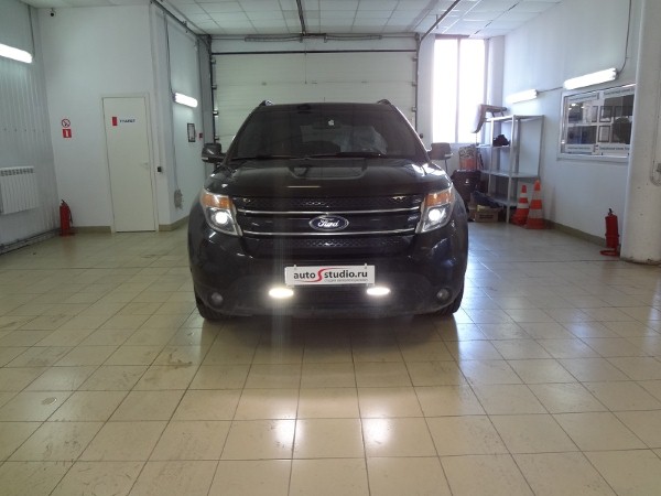 Установка дневных ходовых огней на Ford Explorer