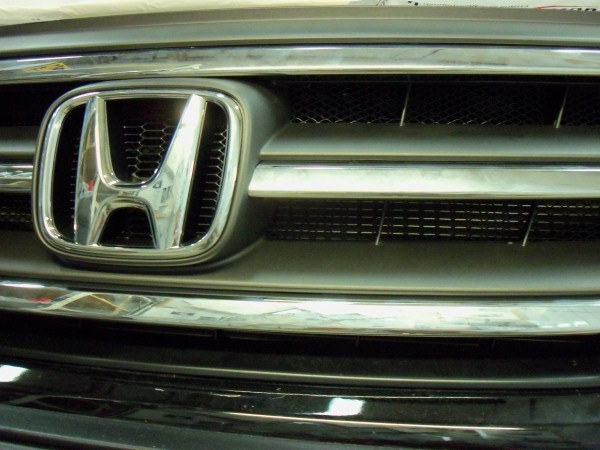 Установка защитной сетки радиатора на Honda CRV
