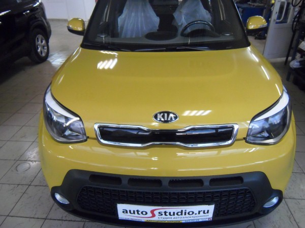 Установка охранного комплекса на Kia Soul