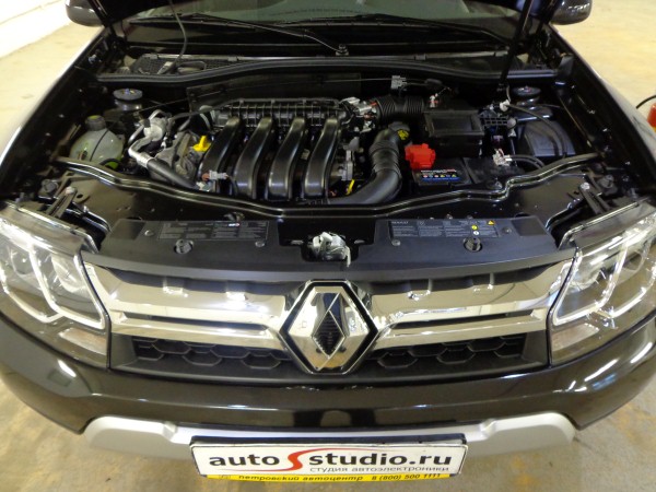 Установка сигнализации с автозапуском на Renault Duster