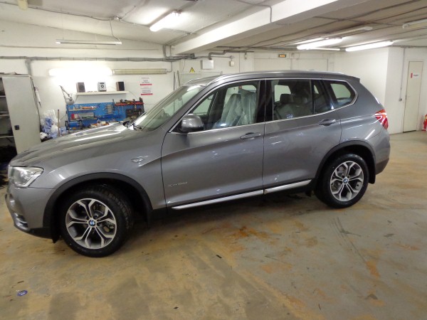 Установка охранного комплекса на BMW X3