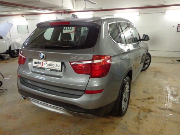 Установка охранного комплекса на BMW X3