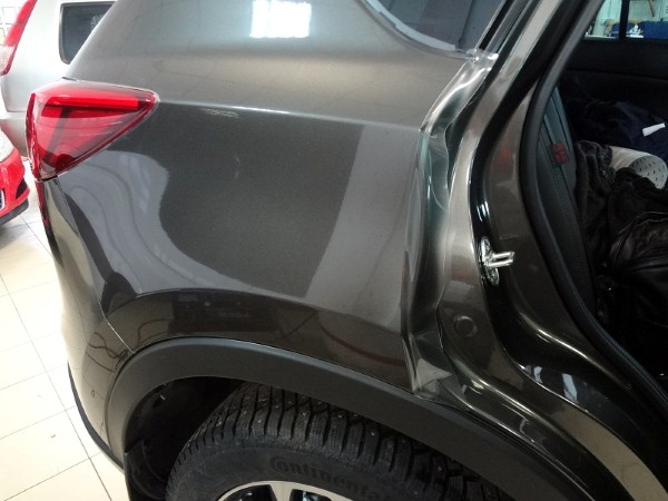 Нанесение защитной антигравийной пленки 3M на Mazda CX5