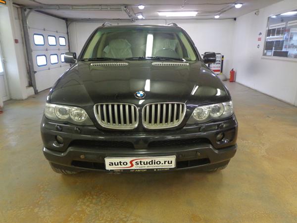 Установка охранного комплекса на BMW X5