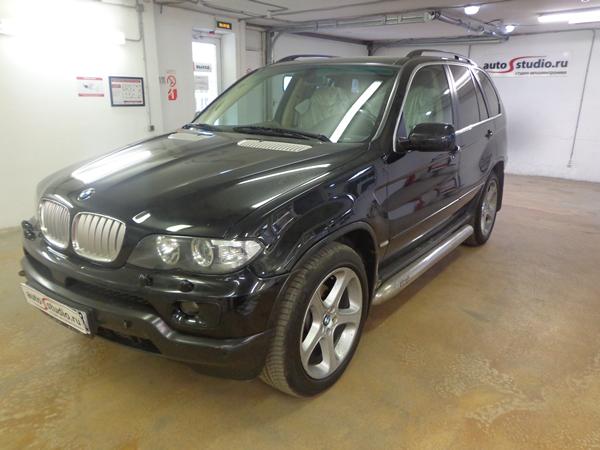 Установка охранного комплекса на BMW X5