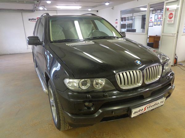 Установка охранного комплекса на BMW X5