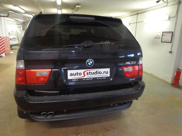 Установка охранного комплекса на BMW X5