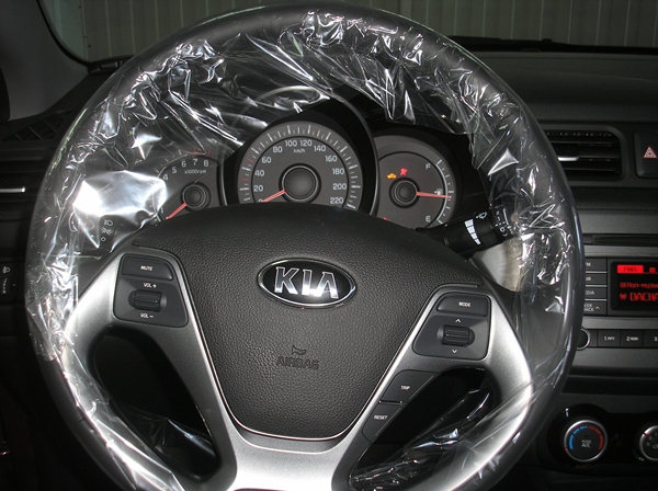 Установка охранного комплекса на Kia Rio