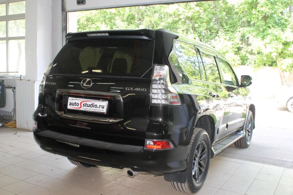 Установка защитной сетки радиатора на Lexus GX