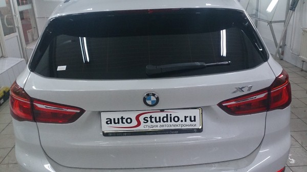 Установка защитной сетки радиатора на BMW X1