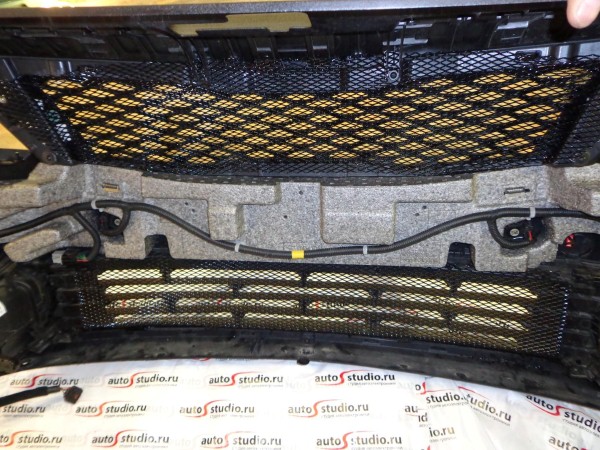 Установка защитной сетки радиатора на Kia Optima