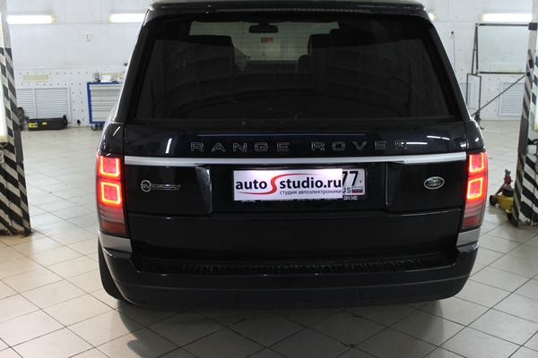 Установка охранного комплекса на Range Rover 