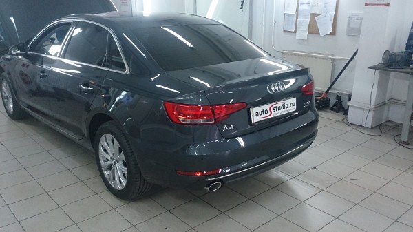 Установка охранного комплекса на Audi A4