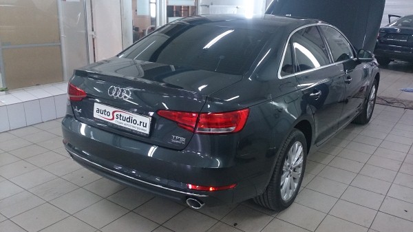 Установка охранного комплекса на Audi A4