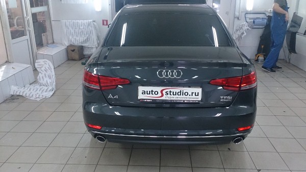 Установка охранного комплекса на Audi A4