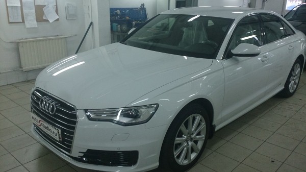 Установка охранного комплекса на Audi A6