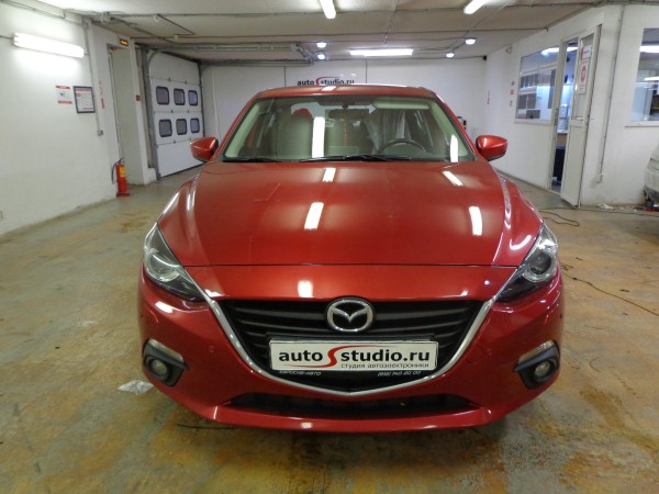 Установка охранного комплекса на Mazda 3
