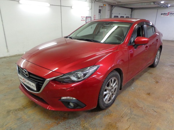 Установка охранного комплекса на Mazda 3