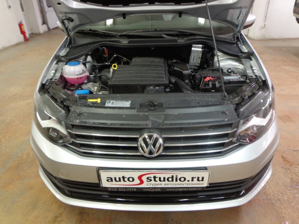 Установка сигнализации на Volkswagen Polo 