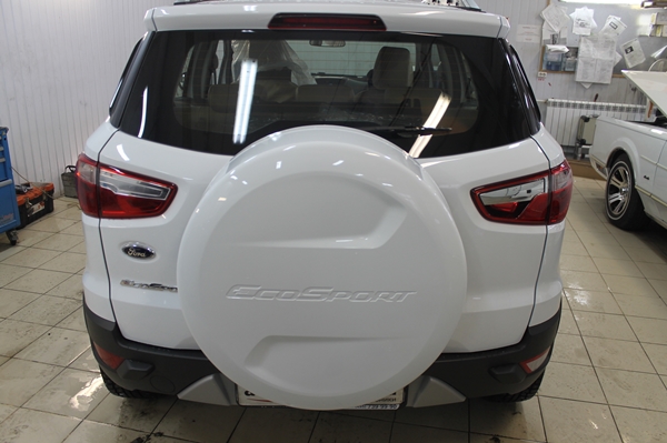 Установка защитной сетки радиатора на Ford EcoSport
