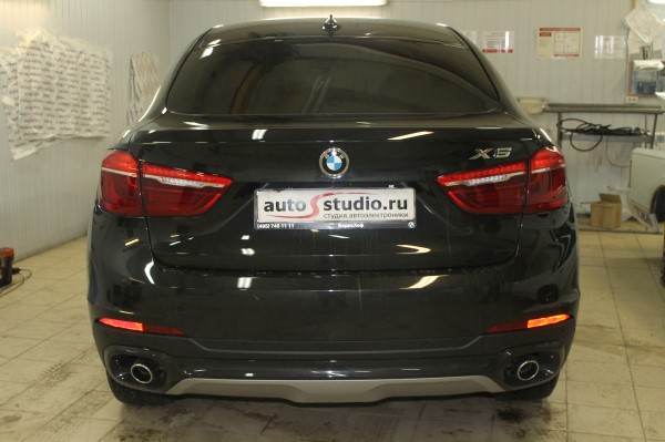 Установка защитной сетки радиатора на BMW X6