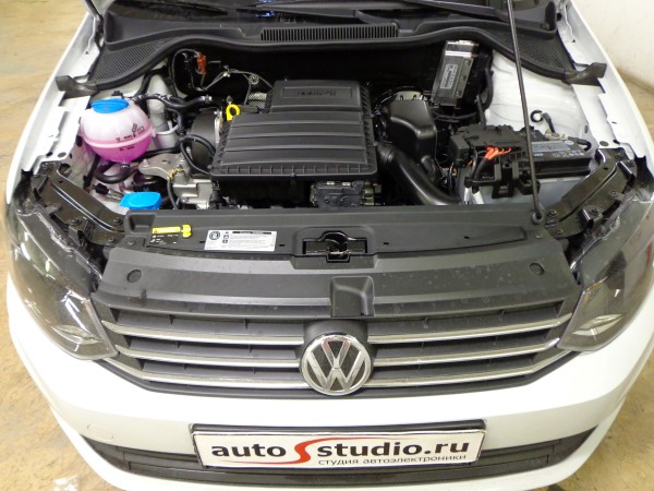 Установка сигнализации на Volkswagen Polo 