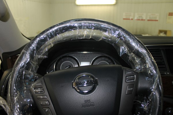Установка защитной сетки радиатора на Nissan Patrol