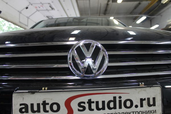 Установка защитной сетки радиатора на Volkswagen Touareg 