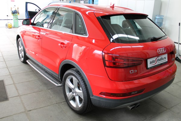 Установка охранного комплекса на Audi Q3