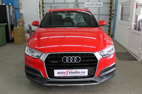 Установка охранного комплекса на Audi Q3