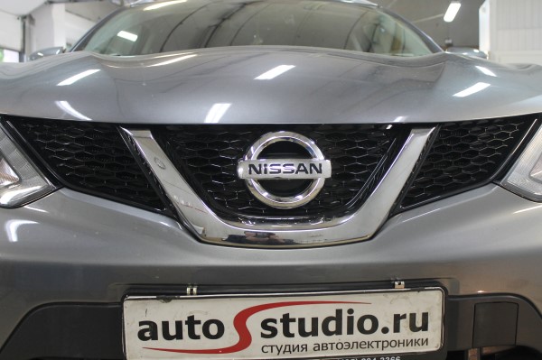 Установка защитной сетки радиатора на Nissan Qashqai