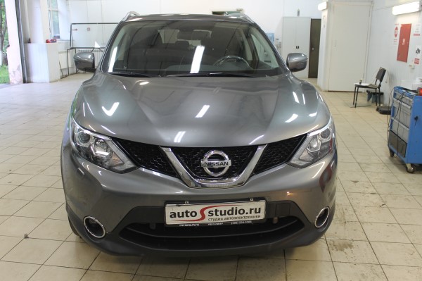 Установка защитной сетки радиатора на Nissan Qashqai
