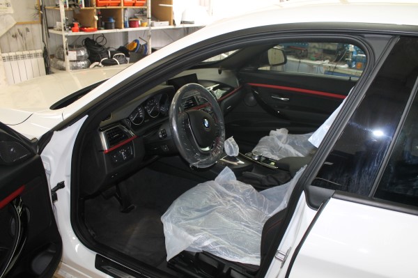 Установка защитной сетки радиатора на BMW GT