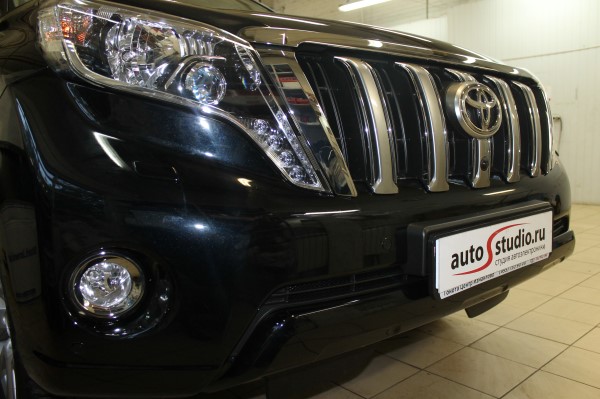 Нанесение защитной антигравийной пленки 3М на Toyota Land Cruiser Prado