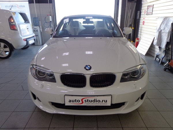 Установка охранного комплекса на BMW 1