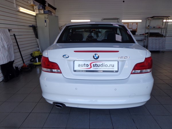 Установка охранного комплекса на BMW 1