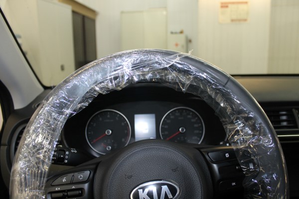 Установка охранного комплекса на Kia Rio